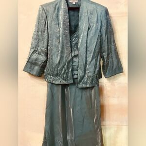 !!Vintage KM Collections by Milla Bell  Dress with Matching Jacket Size 18